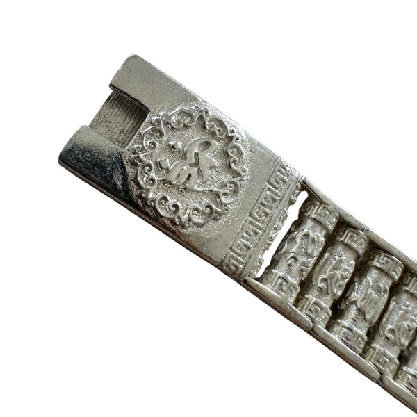 ENGRAVED SCROLL CHAIN BRACELET, alternate view