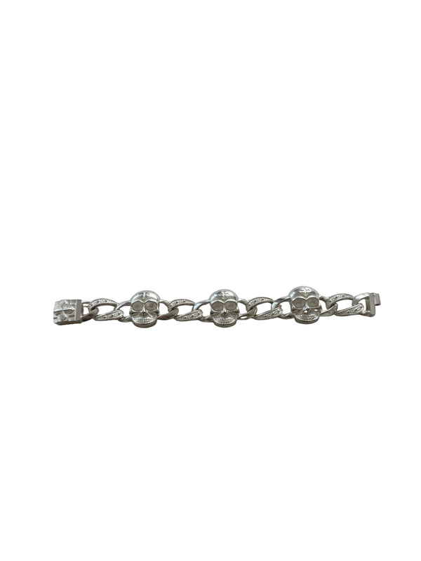 SKULL HEAD CURB BRACELET