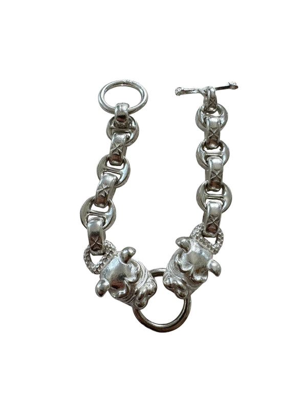 DOUBLE BULLDOG LINK BRACELET